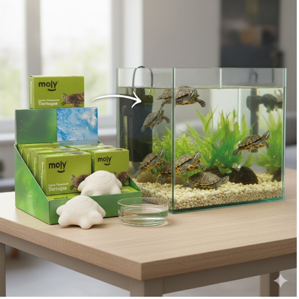 Moly Calcio Tortugas Expo: Salud y Bienestar Acuático