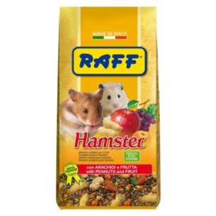 Raff Hamster 400 g – Alimento Completo con Cacahuetes y Fruta para Hámsters