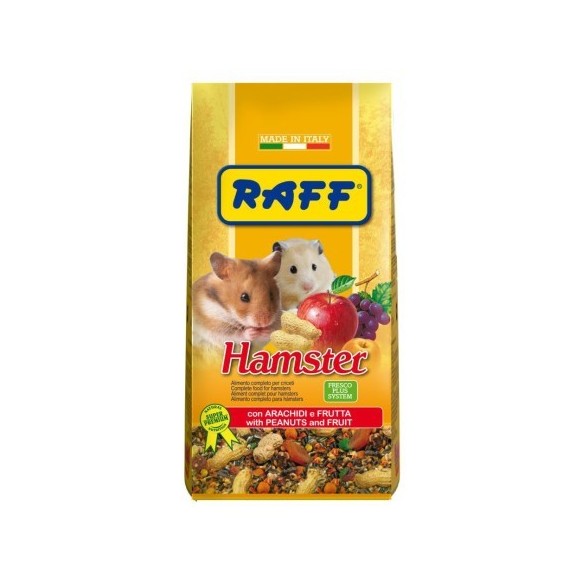 Raff Hamster 400 g – Alimento Completo con Cacahuetes y Fruta para Hámsters