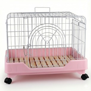 Jaula Conejo Living Dream con Tarima y Ruedas 64x46.5 cm