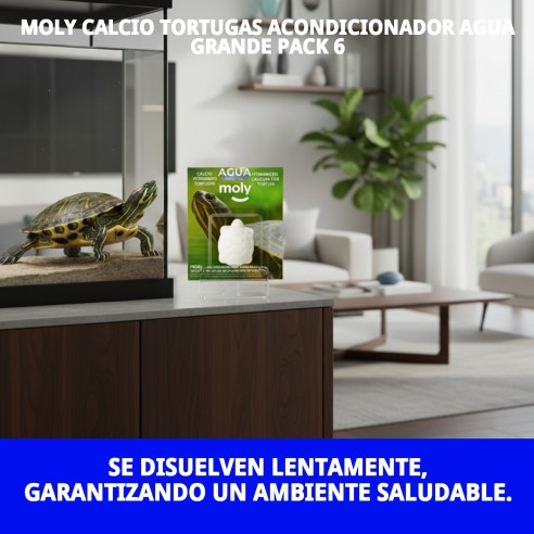 Moly Calcio para Tortugas Grandes - Fortalece su Caparazón