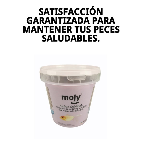 Moly Goldfish Color Granulado 275g - Alimento para Peces