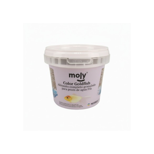 Moly Goldfish Color 75g: Alimentación para peces vibrantes