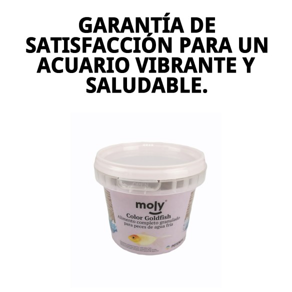 Moly Goldfish Color 75g: Alimentación para peces vibrantes