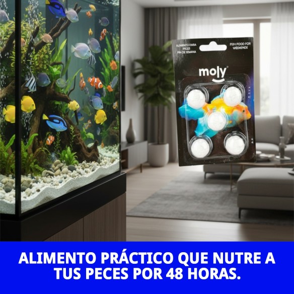MOLY Fin de Semana Sticks: Alimento Ideal para Peces