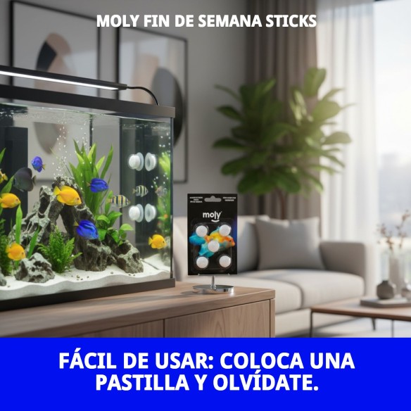 MOLY Fin de Semana Sticks: Alimento Ideal para Peces
