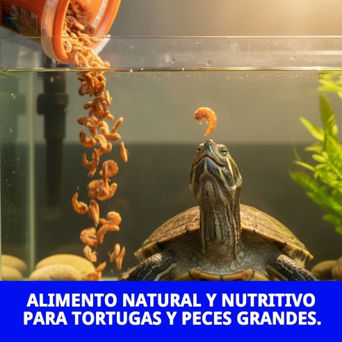 Alimento Gammarus para tortugas y peces - 15g 120ml