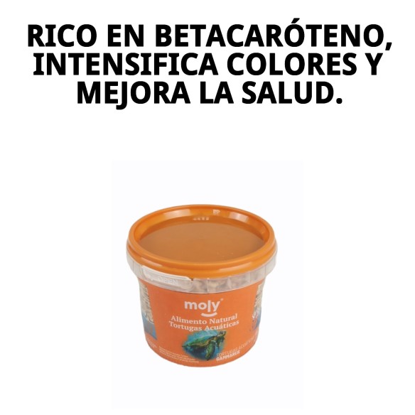 Alimento Gammarus para tortugas y peces - 15g 120ml