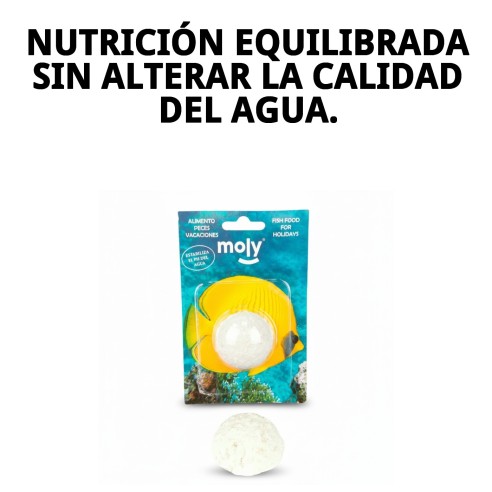 Moly Vacaciones Stick: Alimento Ideal para Peces en Vacaciones