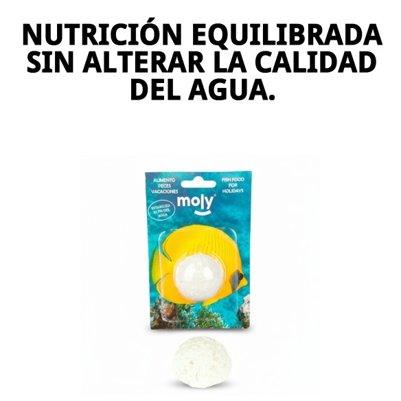 Moly Vacaciones Stick: Alimento Ideal para Peces en Vacaciones