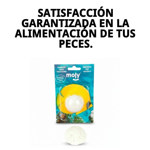 Moly Vacaciones Stick: Alimento Ideal para Peces en Vacaciones