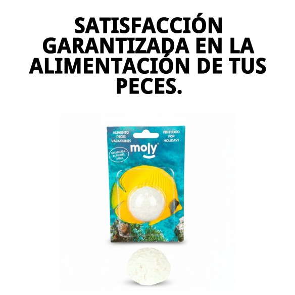 Moly Vacaciones Stick: Alimento Ideal para Peces en Vacaciones