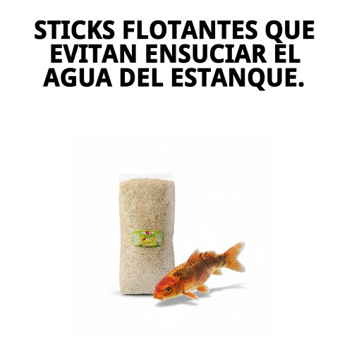 Moly Estanque Sticks 4 kg: Alimento Profesional para Peces
