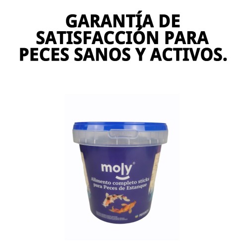 Moly Estanque Sticks 85g - Alimento Ideal para Peces Koi