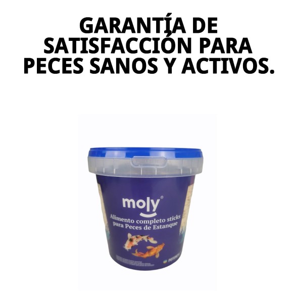 Moly Estanque Sticks 85g - Alimento Ideal para Peces Koi