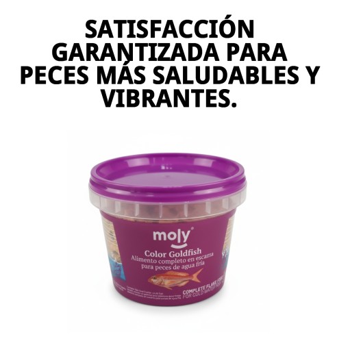Moly Goldfish 20g: Alimento Premium para Peces de Acuario