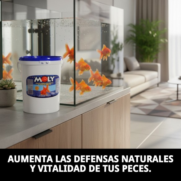 Moly Goldfish Color 1 kg: Realza el color de tus peces