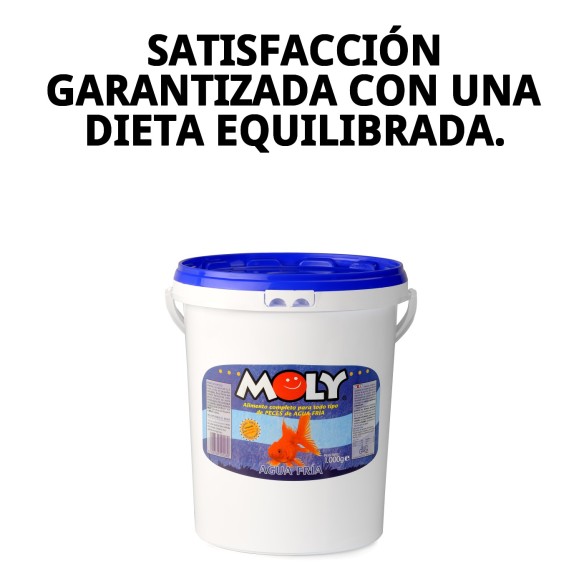 Moly Goldfish Color 1 kg: Realza el color de tus peces