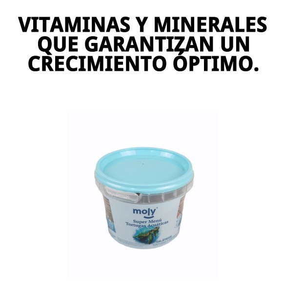 Alimento Moly Menu Tortugas 40g para salud y crecimiento óptimo