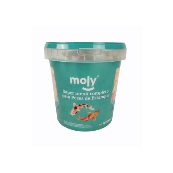 Alimento Moly Super-Menú Estanque para peces 140g 1180ml