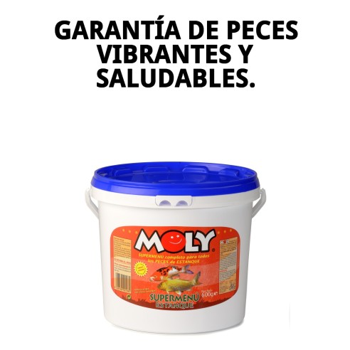 Moly Super-Menú Estanque: Alimentación Completa para Peces