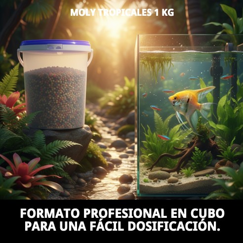 Alimento Completo Moly Tropical para Peces - 1 kg