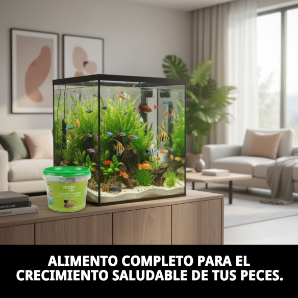 Moly Tropicales 20g: Alimento ideal para tus peces omnívoros