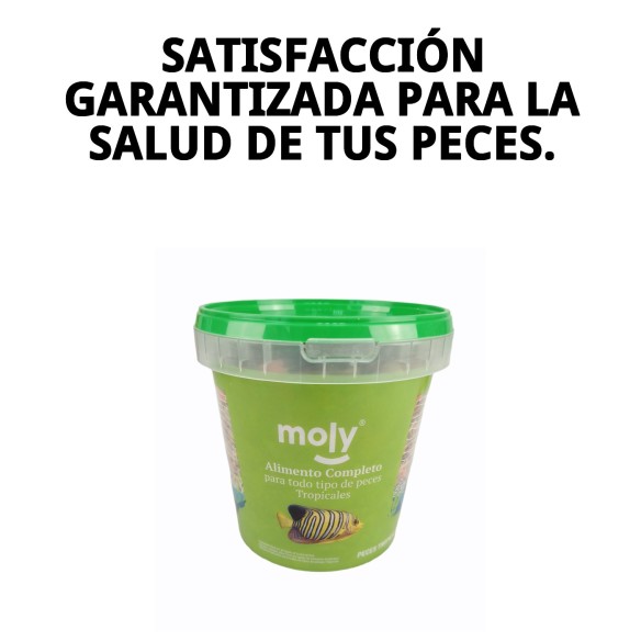 Alimento Completo Moly Tropicales 200g para Peces Omnívoros