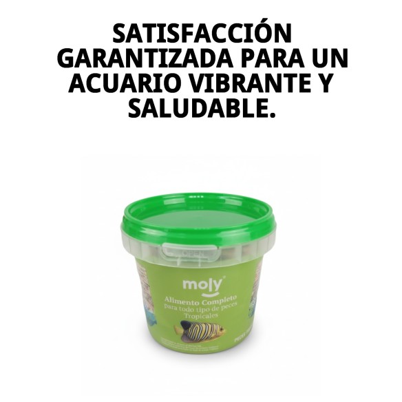 Alimento Moly Tropical para Peces Omnívoros 55 gr 365 ML