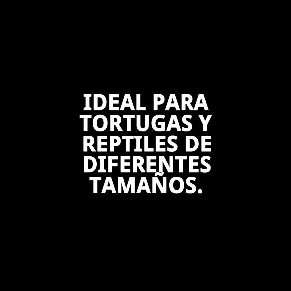 Tortuguera Plástico con Palmera 31x21 cm para Tortugas