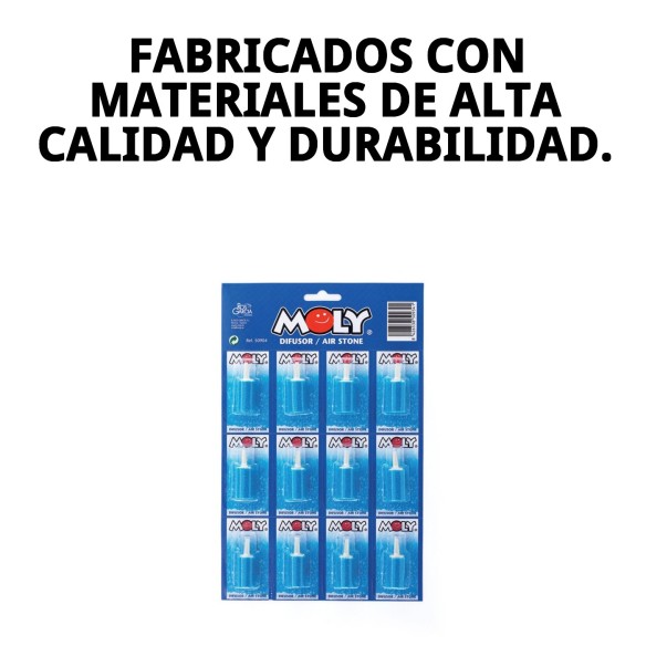 Difusor 2.5 cm para acuarios - Blister de 12 unidades