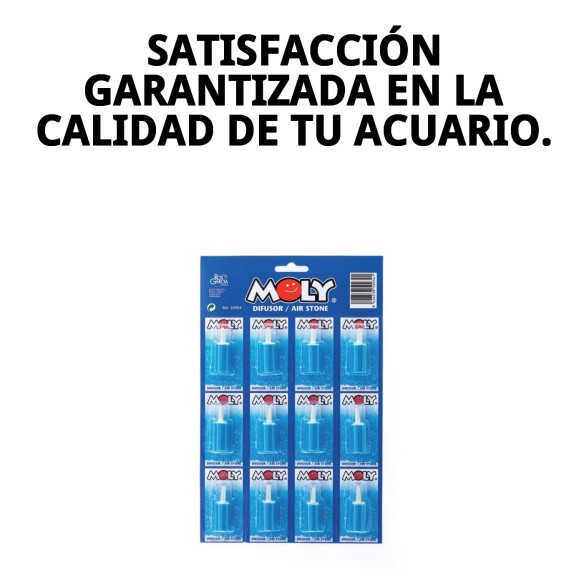 Difusor 2.5 cm para acuarios - Blister de 12 unidades