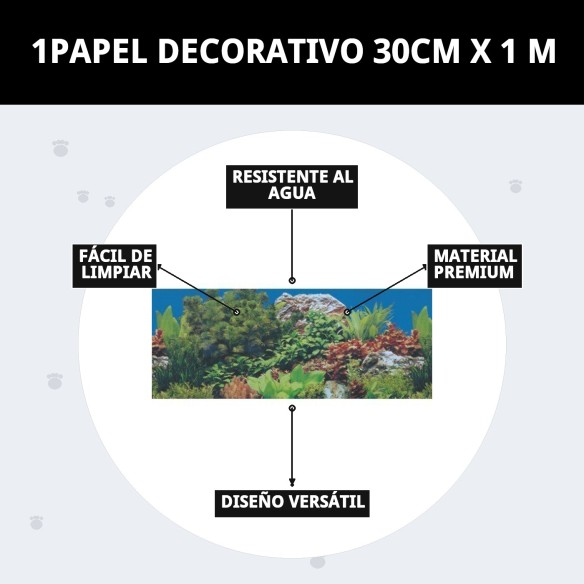 Papel Decorativo 30cm x 1m para Mascotas - Modelos Únicos