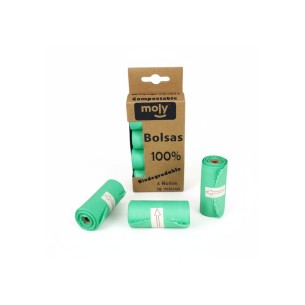 Bolsitas Compostables 100% | Pack 4 Rollos Ecológicos