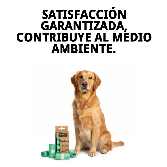 Bolsitas Compostables 100% | Pack 4 Rollos Ecológicos