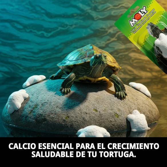 Moly Calcio para Tortugas Pequeñas - Alimentación Ideal