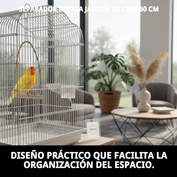 Separador Rejilla Jaulón Cría 60 cm | Calidad Moly