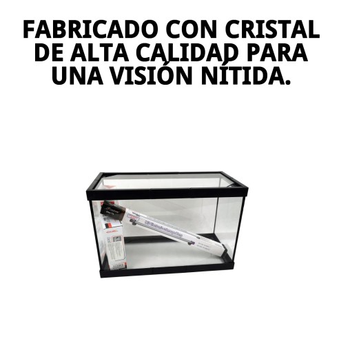 Acuario de Cristal Moly 20L Kit Completo para Peces