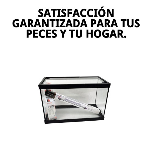 Acuario de Cristal Moly 20L Kit Completo para Peces