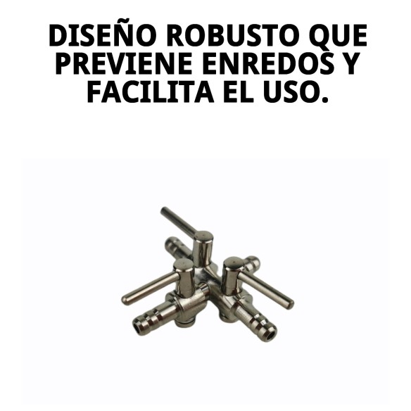 Llave Metálica 3 Salidas para Mascotas - Calidad y Durabilidad