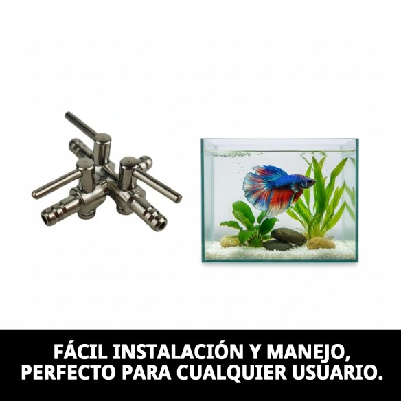 Llave Metálica 3 Salidas para Mascotas - Calidad y Durabilidad