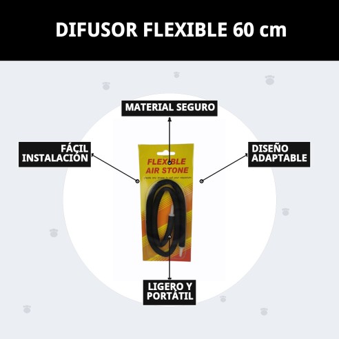 Difusor Flexible 60 cm - Ideal para tu Mascota y Hogar