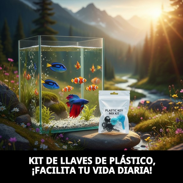 Kit Mix de Llaves de Plástico para Mascotas - ¡Compra Ahora!