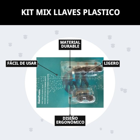 Kit Mix de Llaves de Plástico para Mascotas - ¡Compra Ahora!