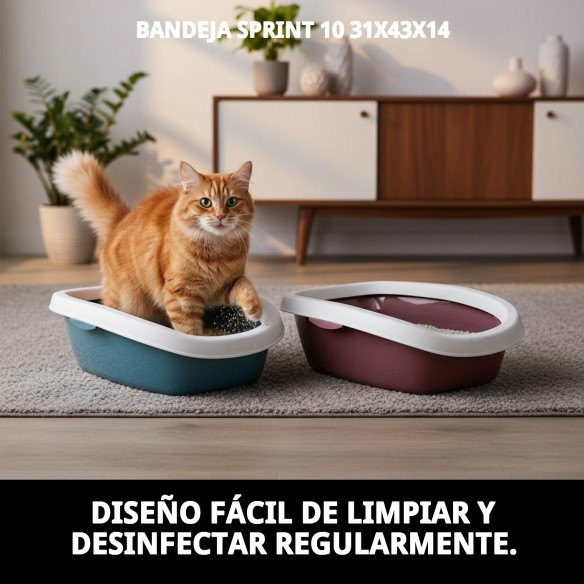 Bandeja Sprint 10 para gatos, calidad y comodidad garantizadas