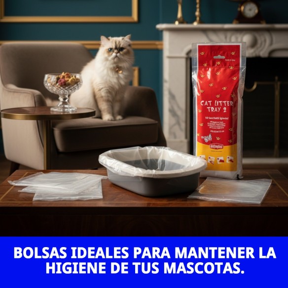 Bolsas Bandejas Grandes B-10 PCS para Higiene de Mascotas