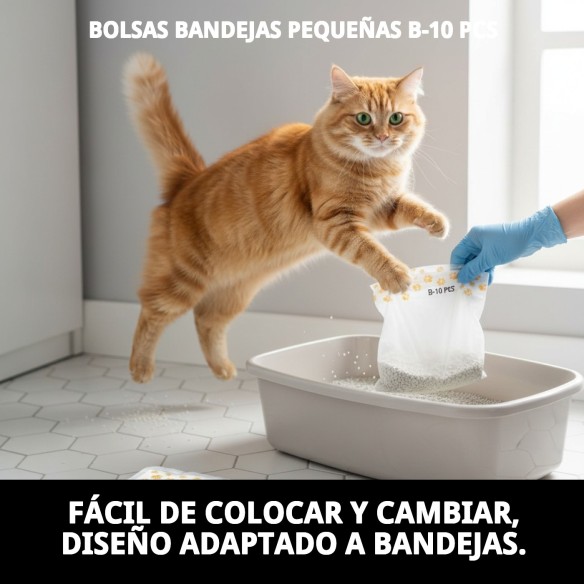 Bolsas Bandejas Pequeñas B-10 PCS para Higiene y Cosmética