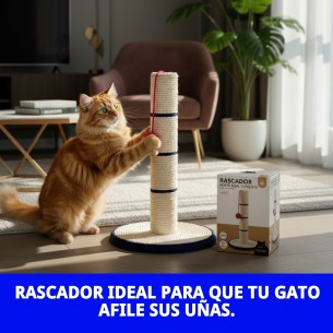 Rascador Poste Sisal con Pelota 45 cm para tu Mascota 2