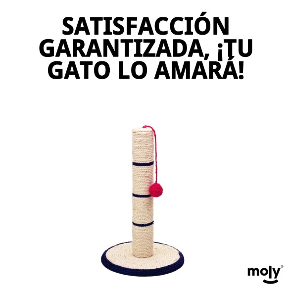 Rascador Poste Sisal con Pelota 45 cm para tu Mascota