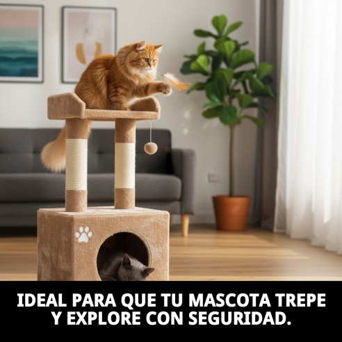 Trepador Mod. Florida 92cm: Diversión y Estilo para tu Mascota